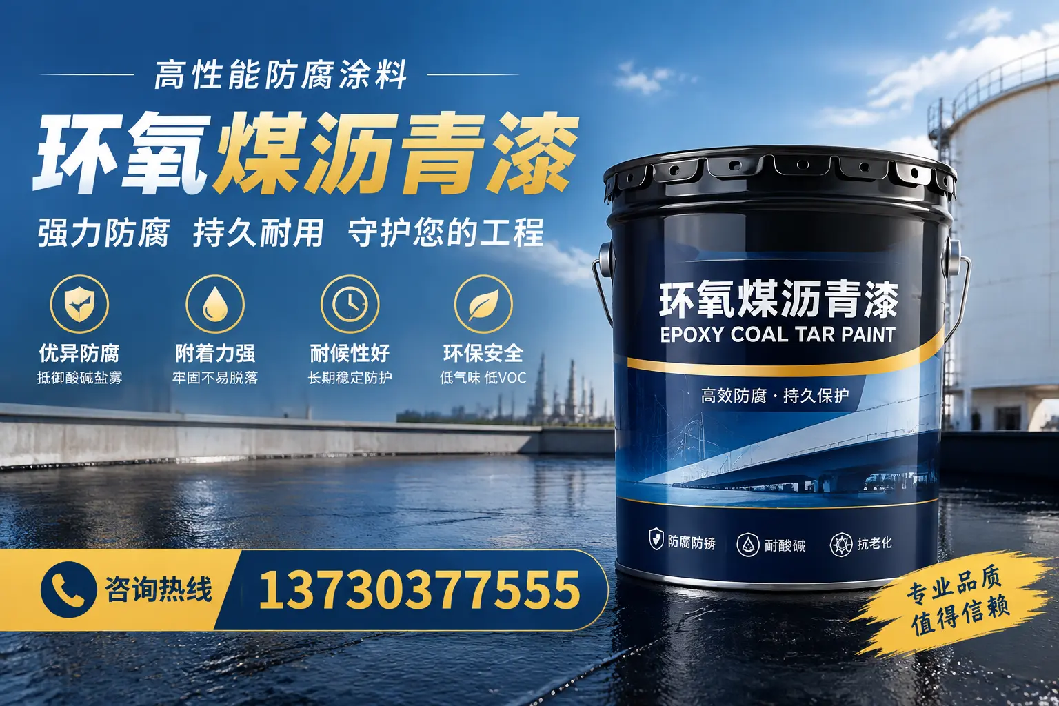 环氧煤沥青漆的耐久性分析，适合聊城的使用场景